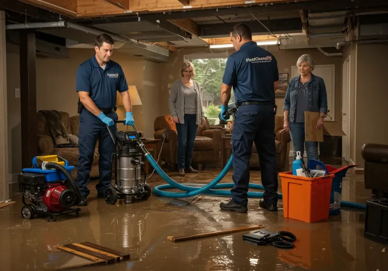 Basement Water Extraction and Removal Techniques process in Clay County, GA